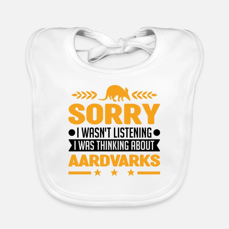 Erdferkel Geschenk Aardvark Bavoir bio Bébé