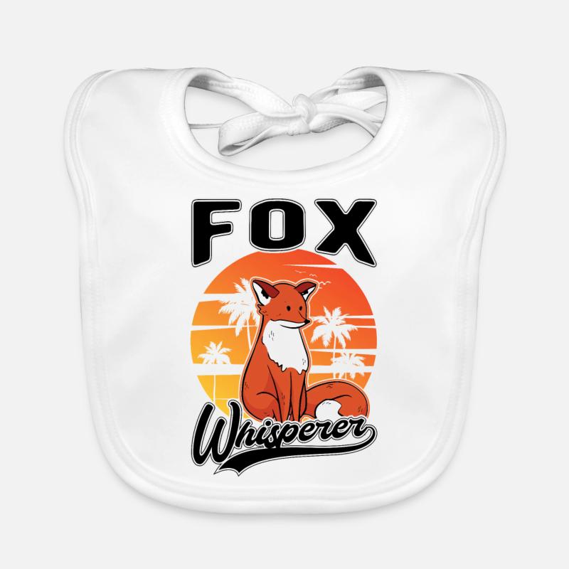 Fuchsflüsterer Fox Whisperer Fuchs Baby Bio-Lätzchen