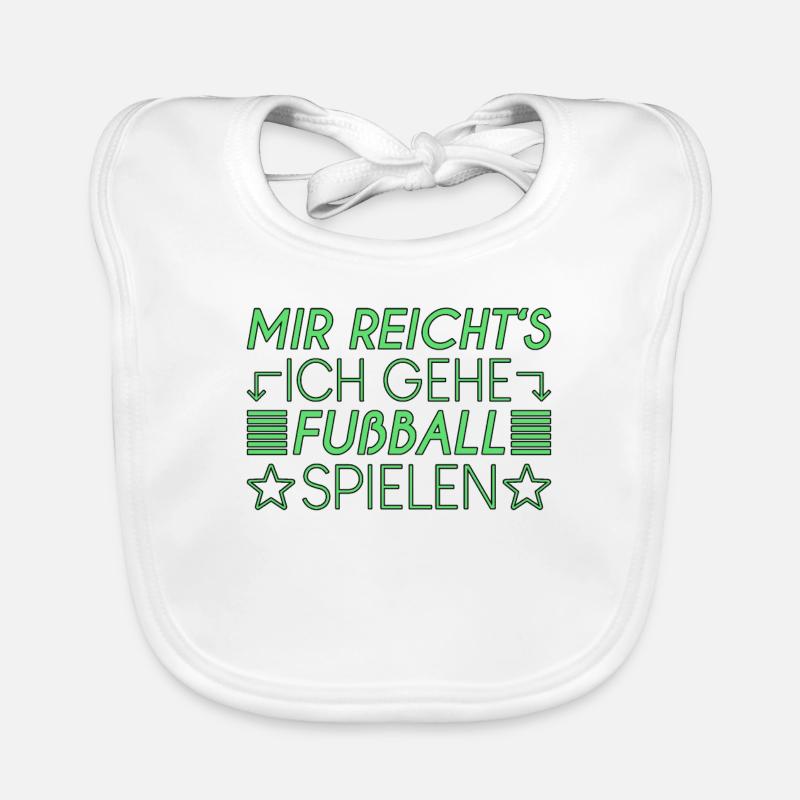 Fußball Spruch Baby Bio-Lätzchen