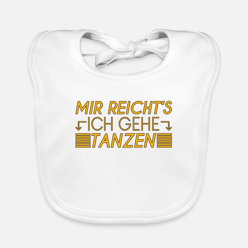 Tanzen Spruch Baby Bio-Lätzchen