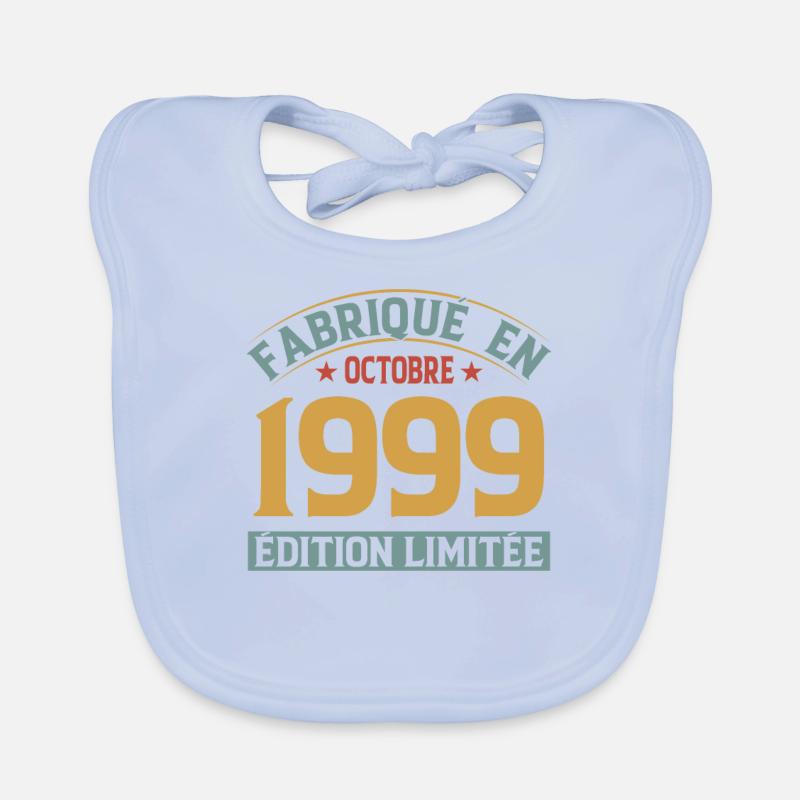 Fabriqué En Octobre 1999 Édition Limitée Bavoir bio Bébé