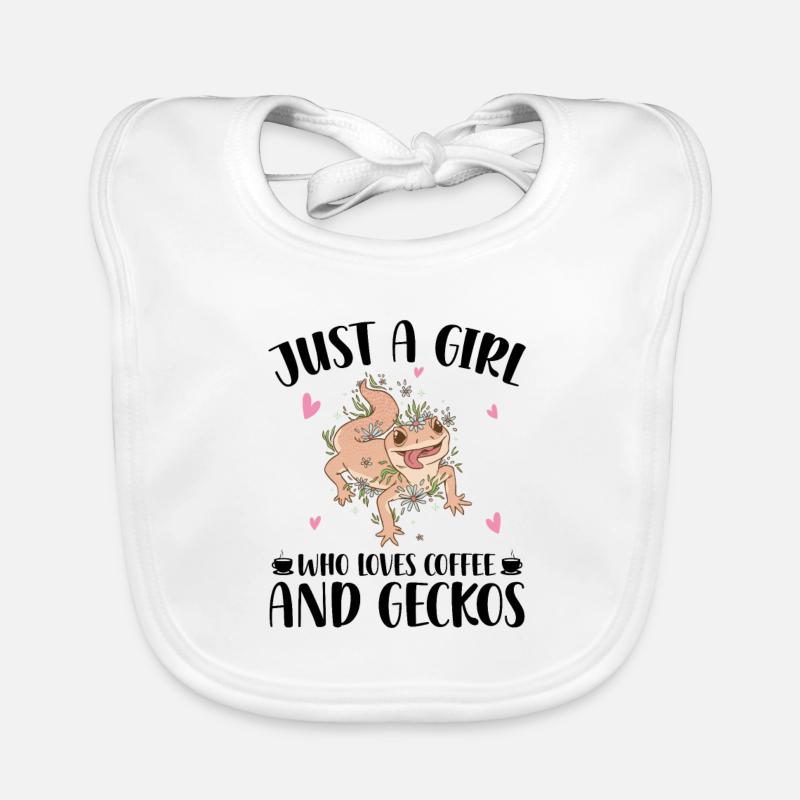 Gecko Lovers Gift Ideas | Pets Geckos Organic Baby Bibs