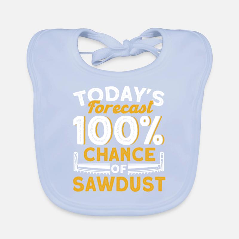 Carpenter Gift Saying Woodworking Organic Baby Bibs