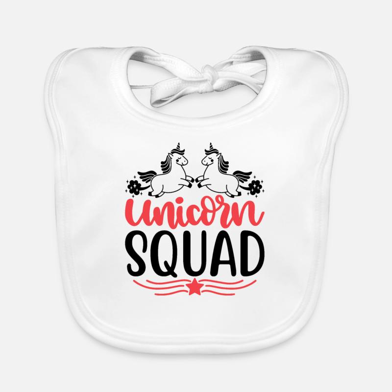 Unicorn Squad Unicorn Baby Bio-Lätzchen
