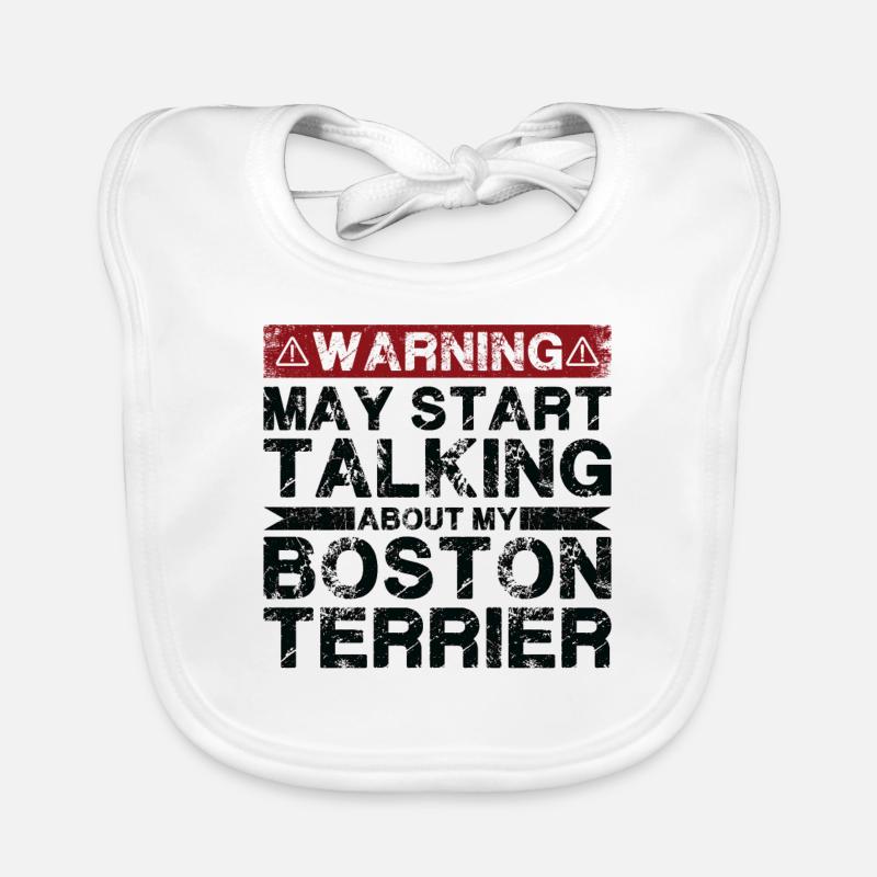 Apropos Boston Terrier Baby Bio-Lätzchen