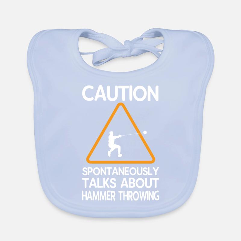 Hammer throw Organic Baby Bibs