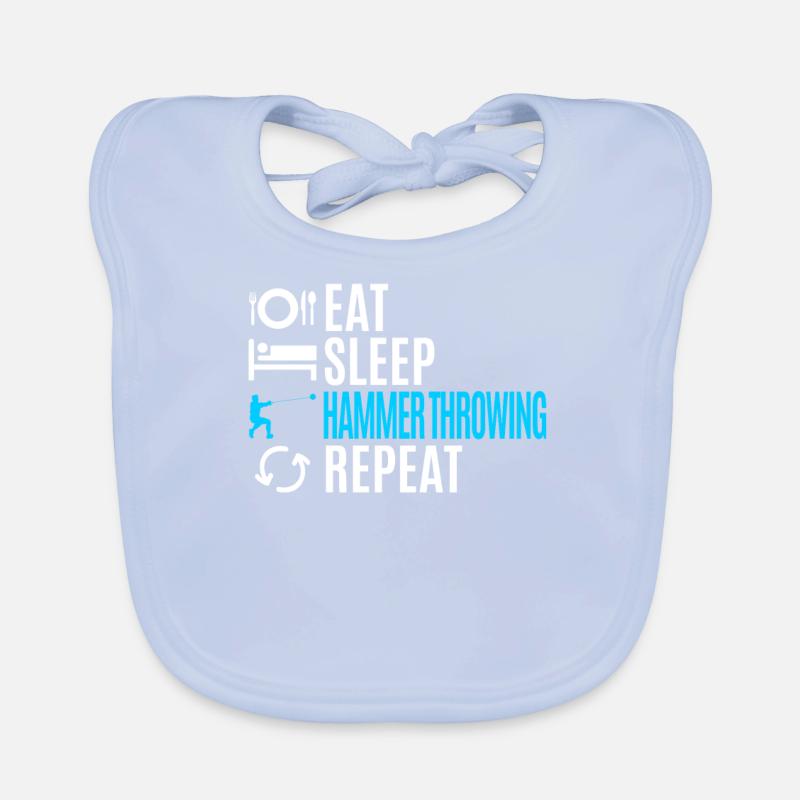 Hammer throw Organic Baby Bibs