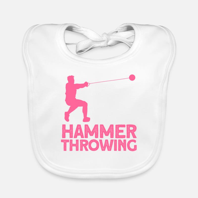 Hammer throw Organic Baby Bibs