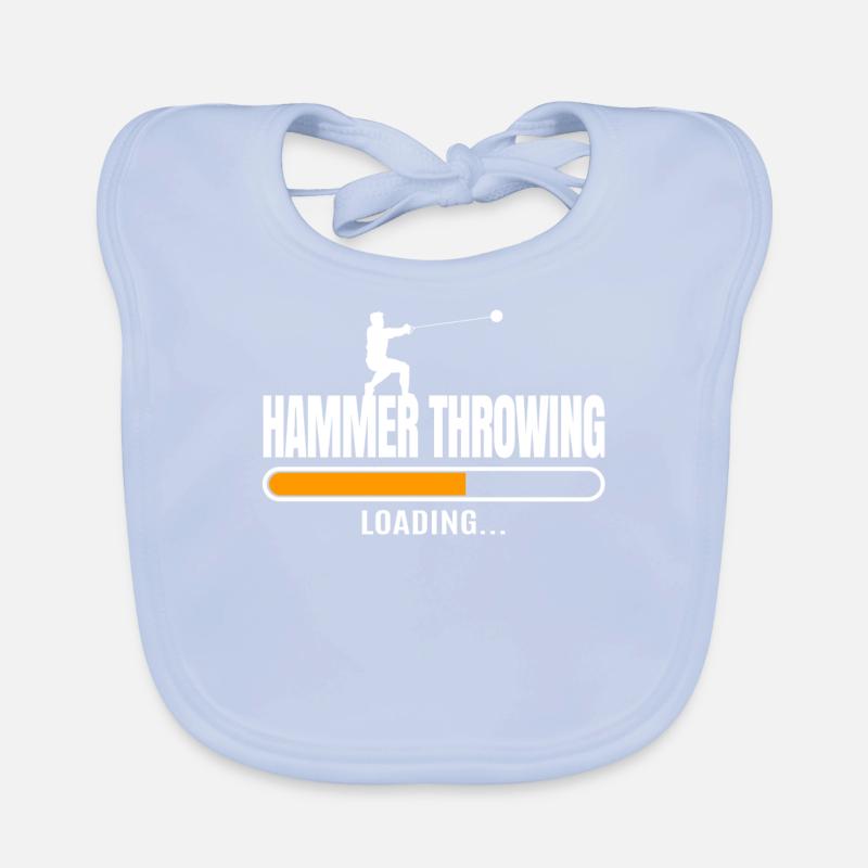 Hammer throw Organic Baby Bibs