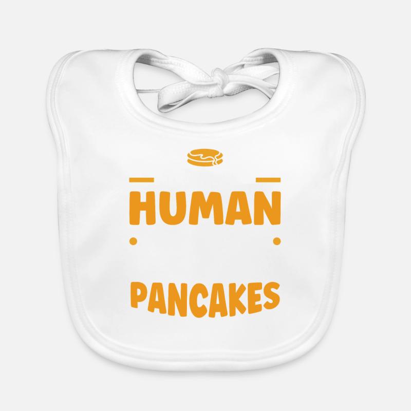 Pancake Lover Gift Pancake Dicton Bavoir bio Bébé