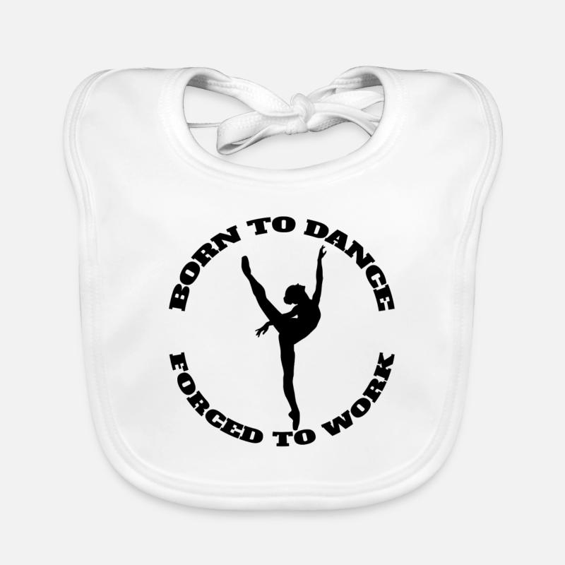 Ballet Dancer Dance Class Gift Dance Ballerina Organic Baby Bibs