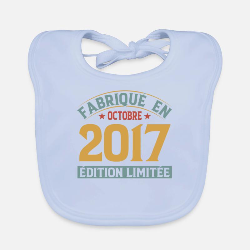 Made in October 2017 limited edition Organic Baby Bibs