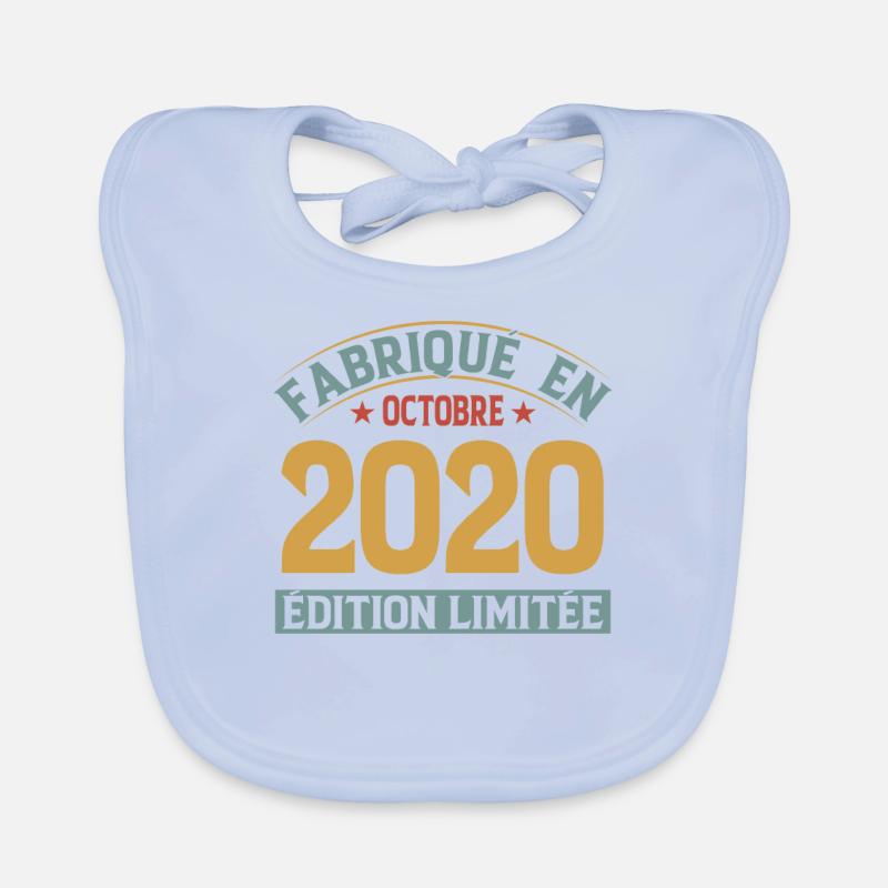 Made in October 2020 limited edition Organic Baby Bibs