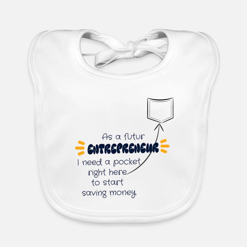 futur entrepreneur Organic Baby Bibs
