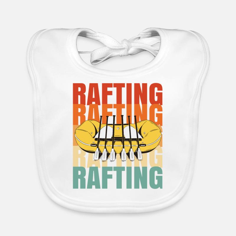 Rafting Aviron Cadeau Bavoir bio Bébé