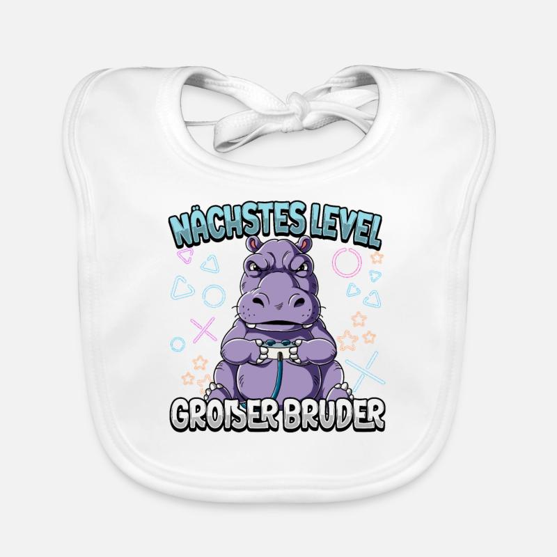 Nächstes Level Großer Bruder Baby Bio-Lätzchen