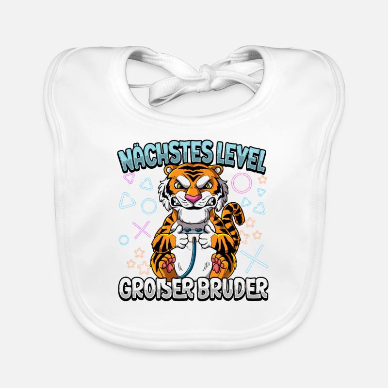 Nächstes Level Großer Bruder Baby Bio-Lätzchen