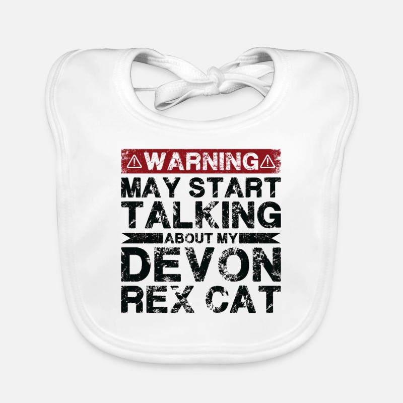 Apropos Devon Rex Cat Baby Bio-Lätzchen