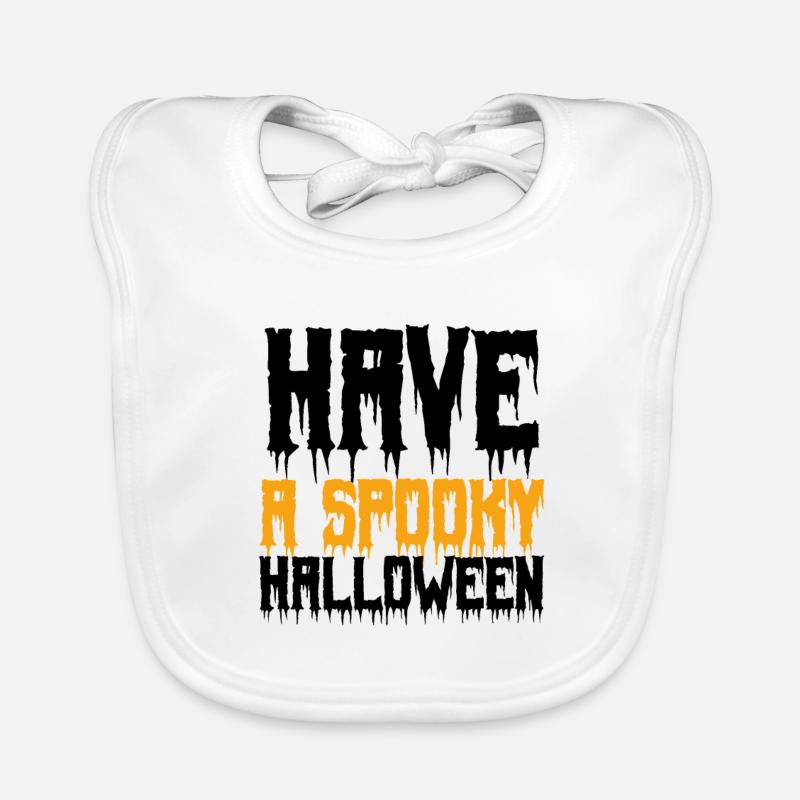 Have A Spooky Halloween. Bavoir bio Bébé