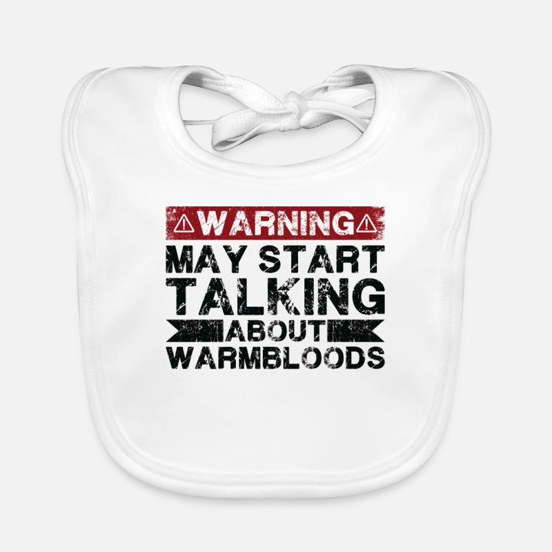 Über Warmblut Sprechen Baby Bio-Lätzchen
