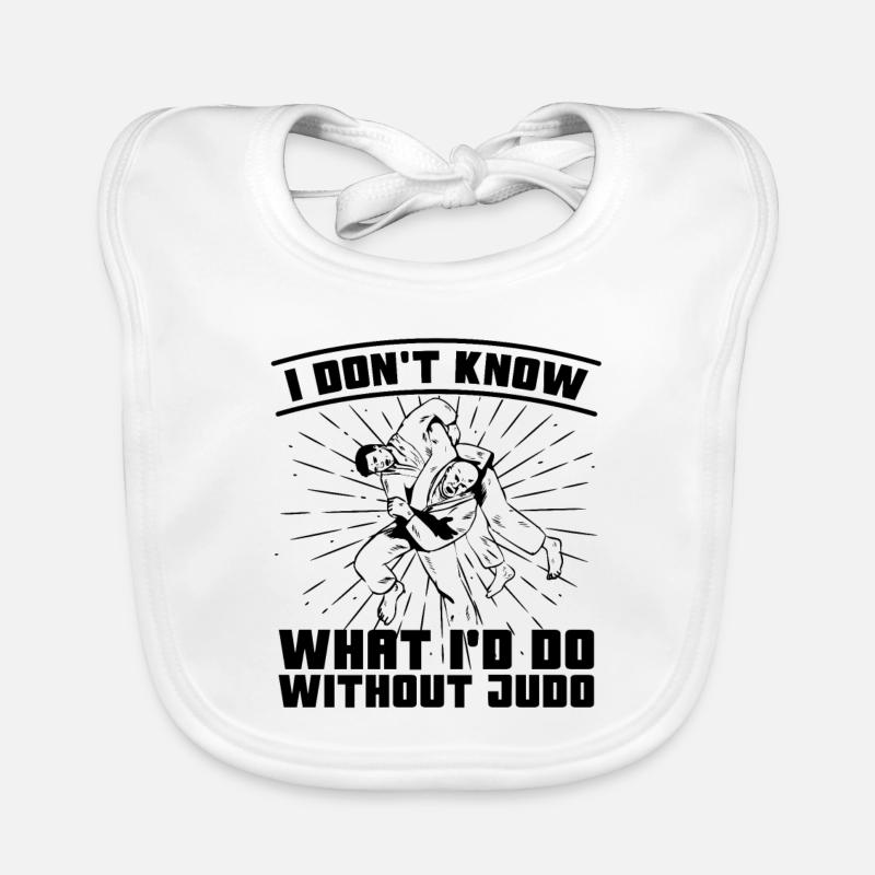Judo I Don't Know What Fighter Training Karate Organic Baby Bibs