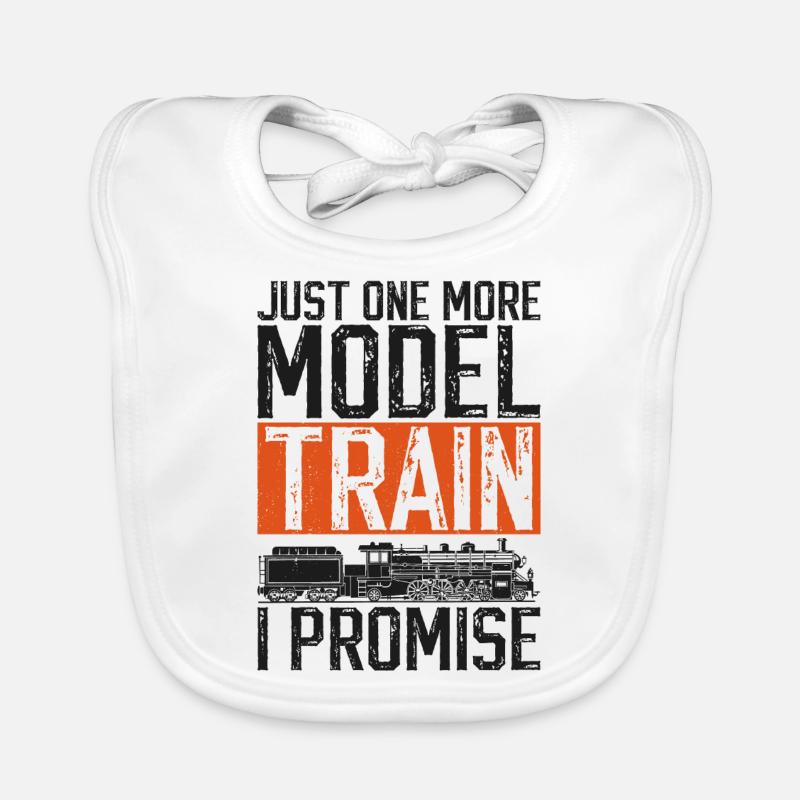 Steam Train Driver Trainspotting Organic Baby Bibs