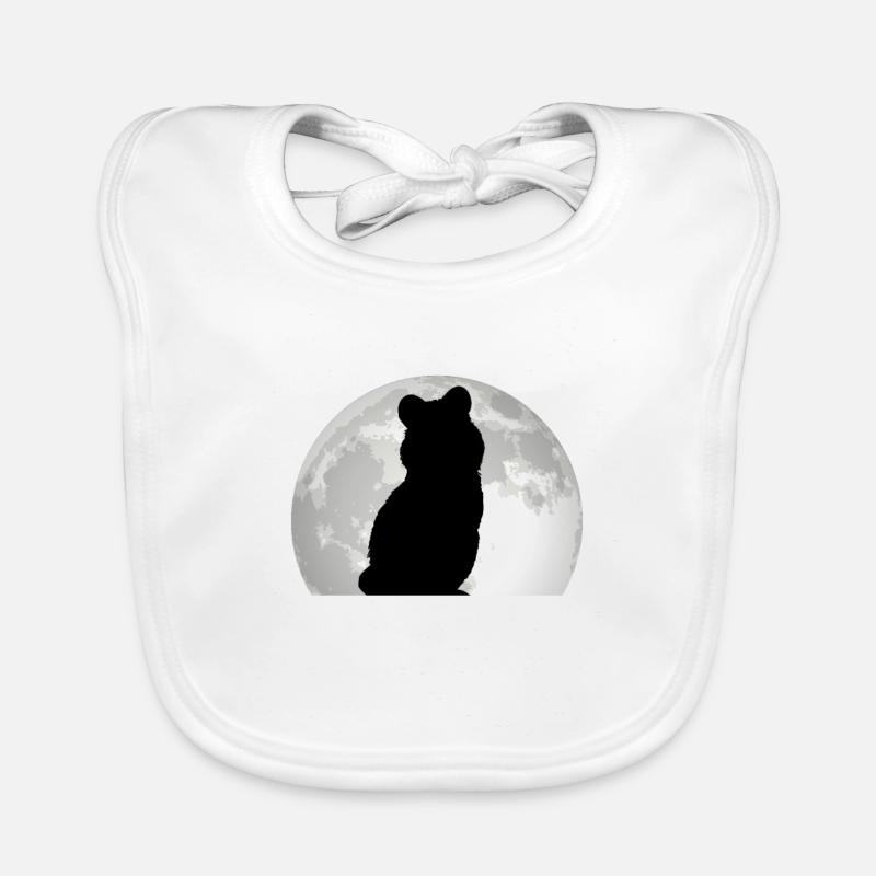 Quokka Moon Short-tailed Kangaroo Organic Baby Bibs