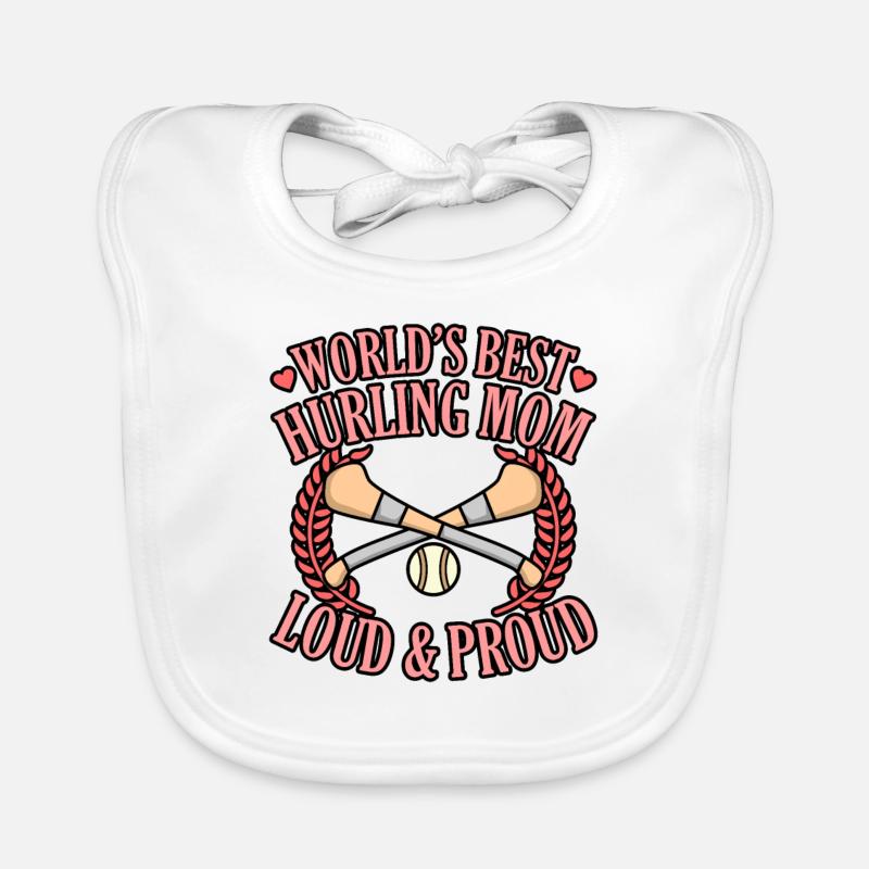 Die Weltbeste Hurling mutter Baby Bio-Lätzchen