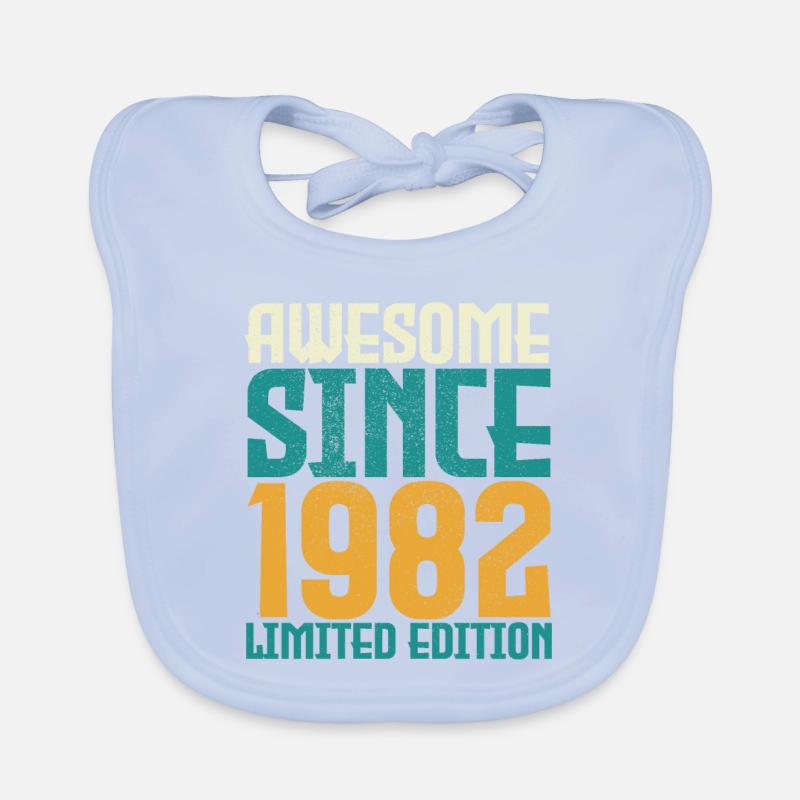 Awesome Since 1982 limited edition. Bavoir bio Bébé