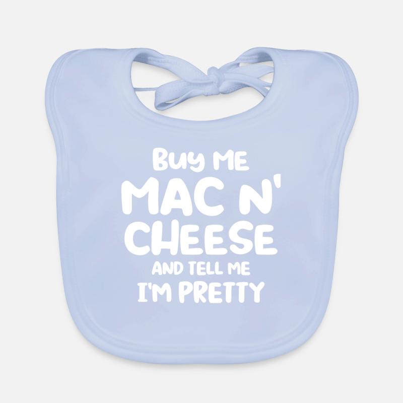 Mac N Cheese Geschenk Spruch Mac N Cheese Baby Bio-Lätzchen