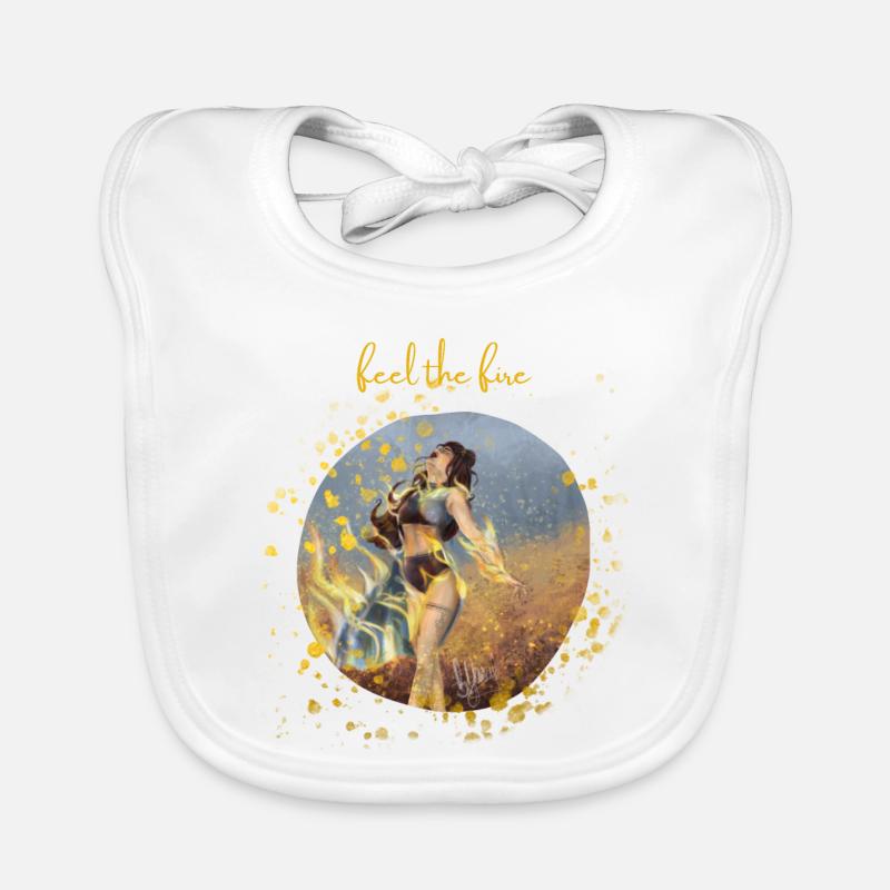 Fühle das feuer,phönix Baby Bio-Lätzchen