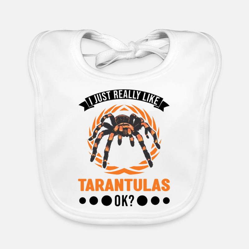 J’aime vraiment Tarantulas ok Tarantula Bavoir bio Bébé