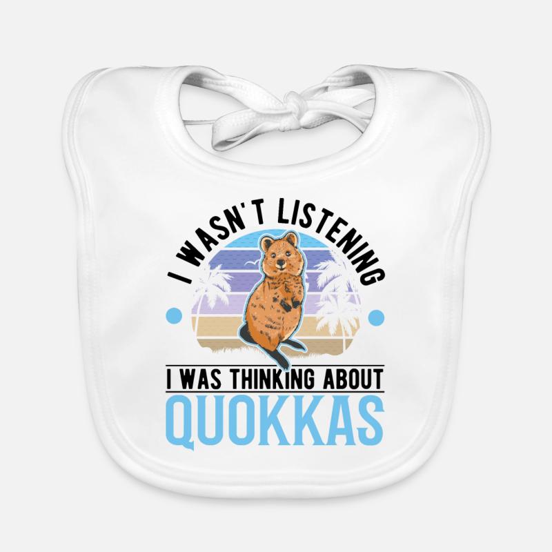 Kangourou à queue courte quokka Bavoir bio Bébé