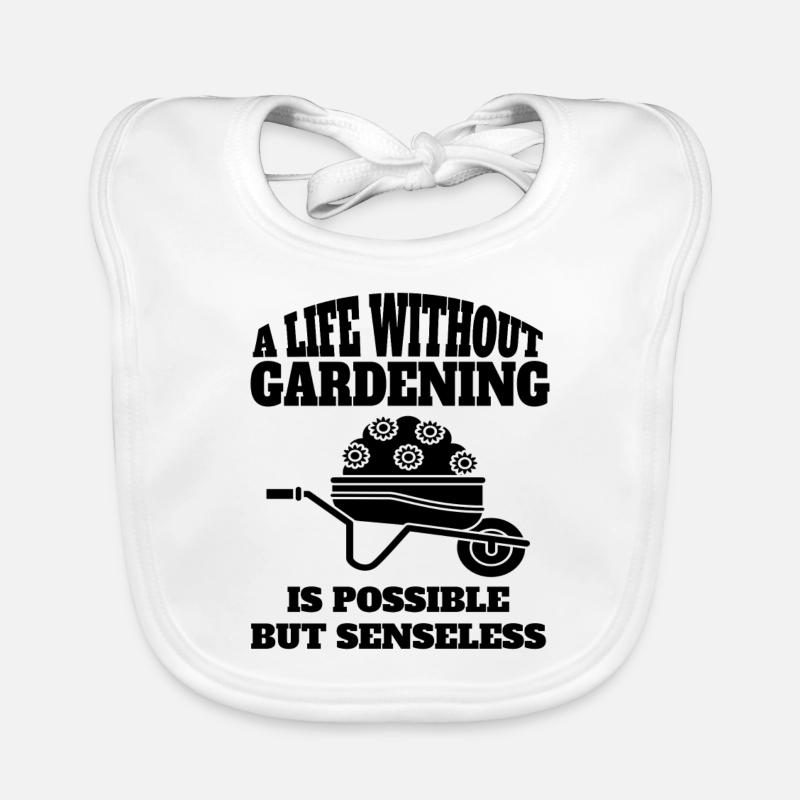 Garten Geschenk Obstgarten Gärtner Hobbygärtner Baby Bio-Lätzchen