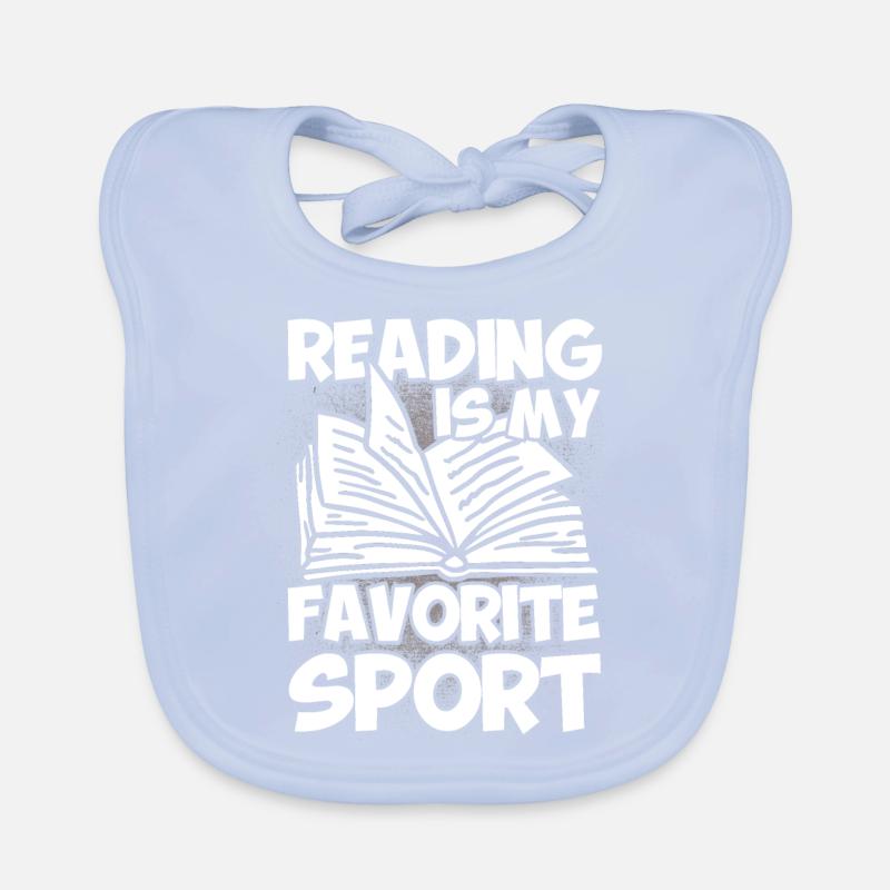 Book reading bookwork gift reading books Organic Baby Bibs