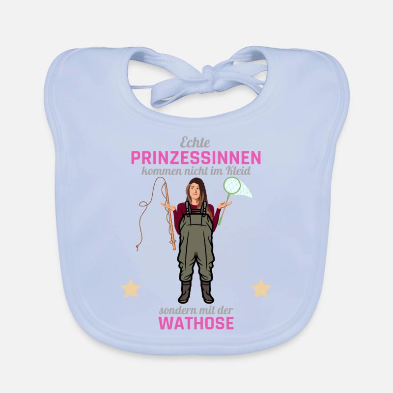 Anglerfrau Wathose Baby Bio-Lätzchen