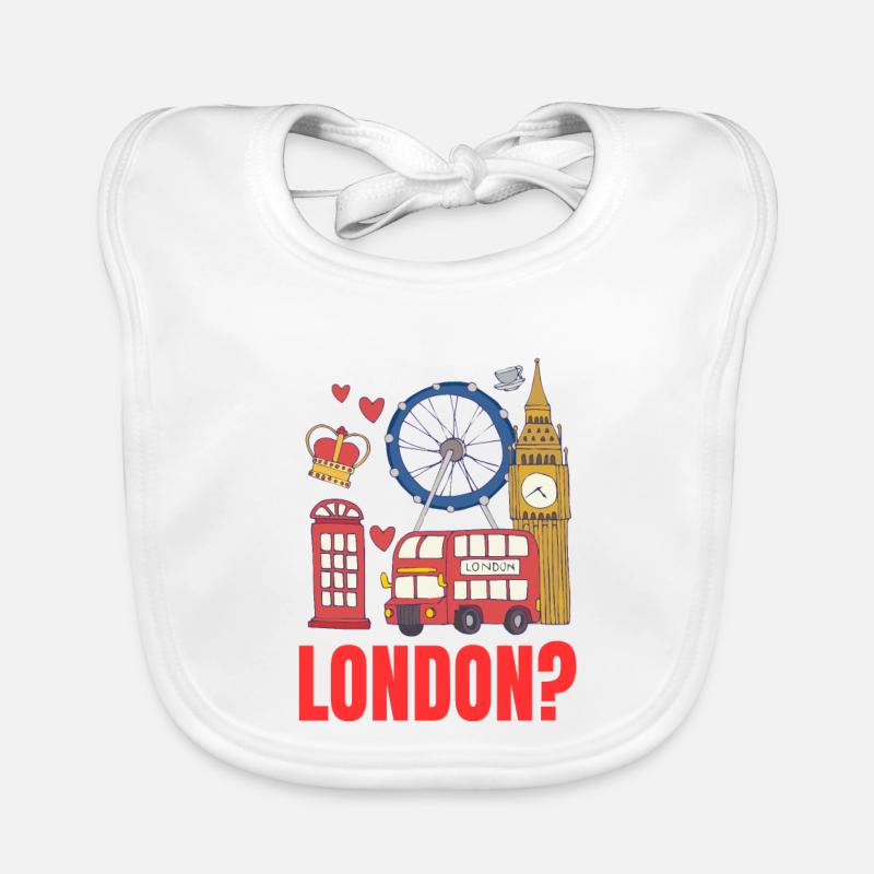 Londres Bavoir bio Bébé