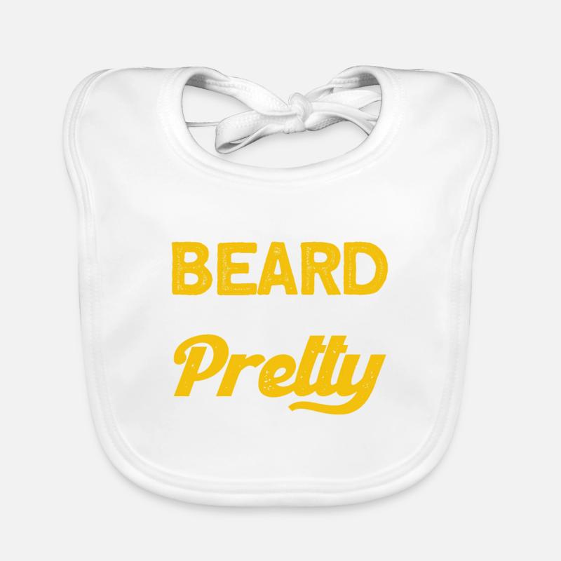 Bärte Spruch Lustiges Bartgeschenk Bart Baby Bio-Lätzchen