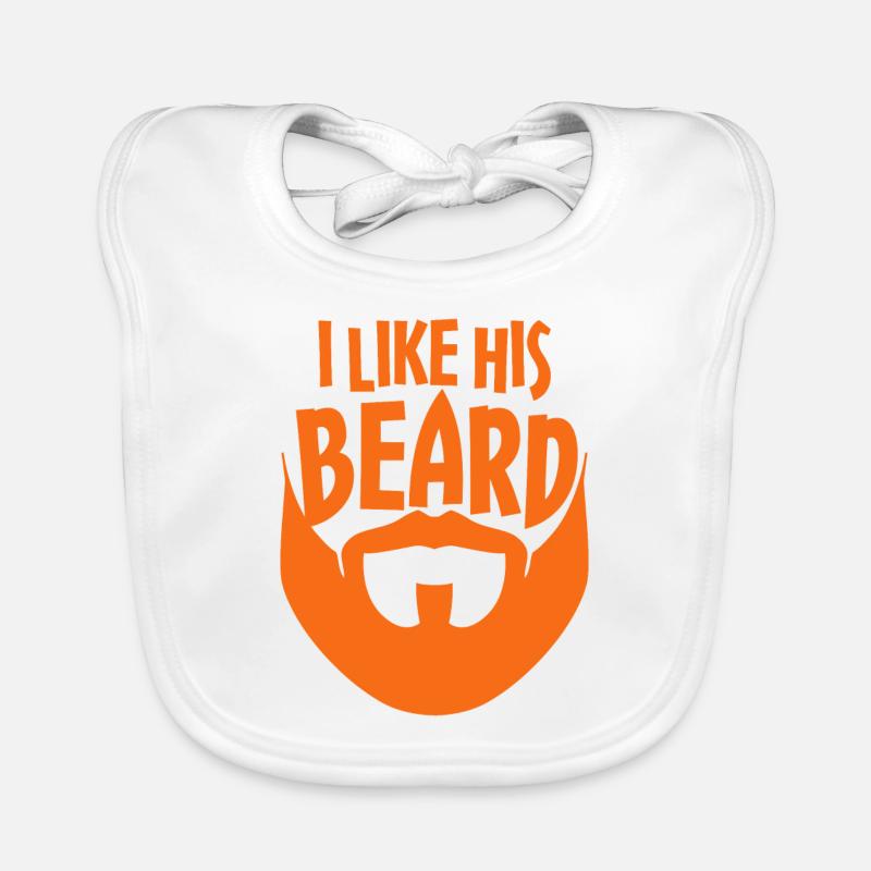 Bärte Spruch Lustiges Bartgeschenk Bart Baby Bio-Lätzchen