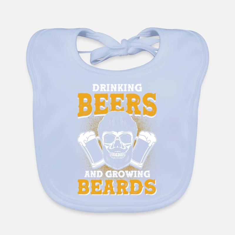 Bärte Spruch Lustiges Bartgeschenk Bart Baby Bio-Lätzchen