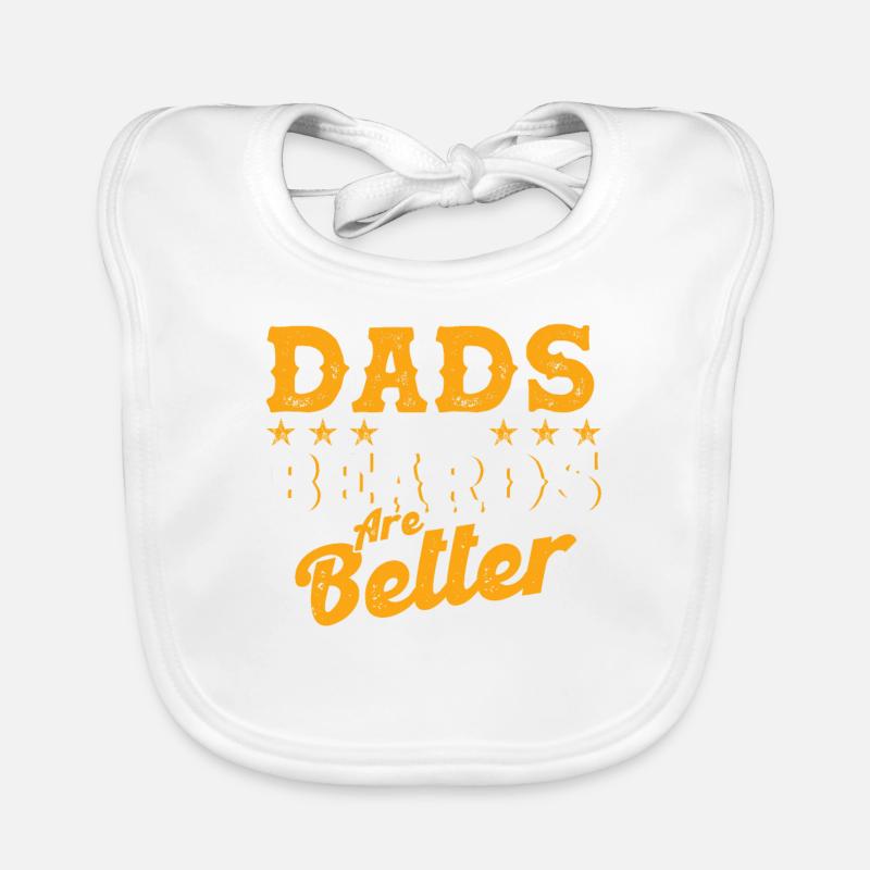 Bärte Spruch Lustiges Bartgeschenk Bart Baby Bio-Lätzchen