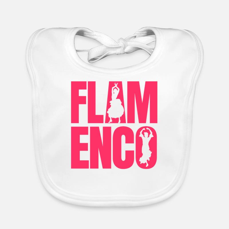 Flamenco Baby Bio-Lätzchen