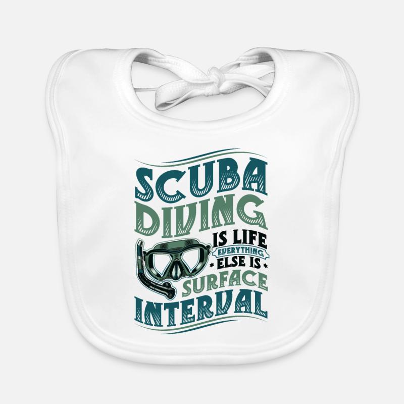 Plongée Life Divers Bavoir bio Bébé