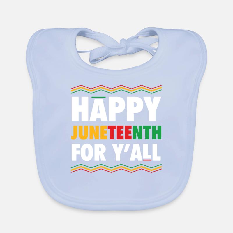 Joyeux Juneteenth pour vous tous libres mélanés Bavoir bio Bébé