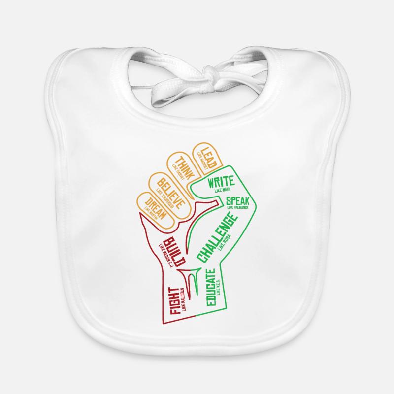 Faust Stark Mélané Éduquer Rêve Croire Bavoir bio Bébé