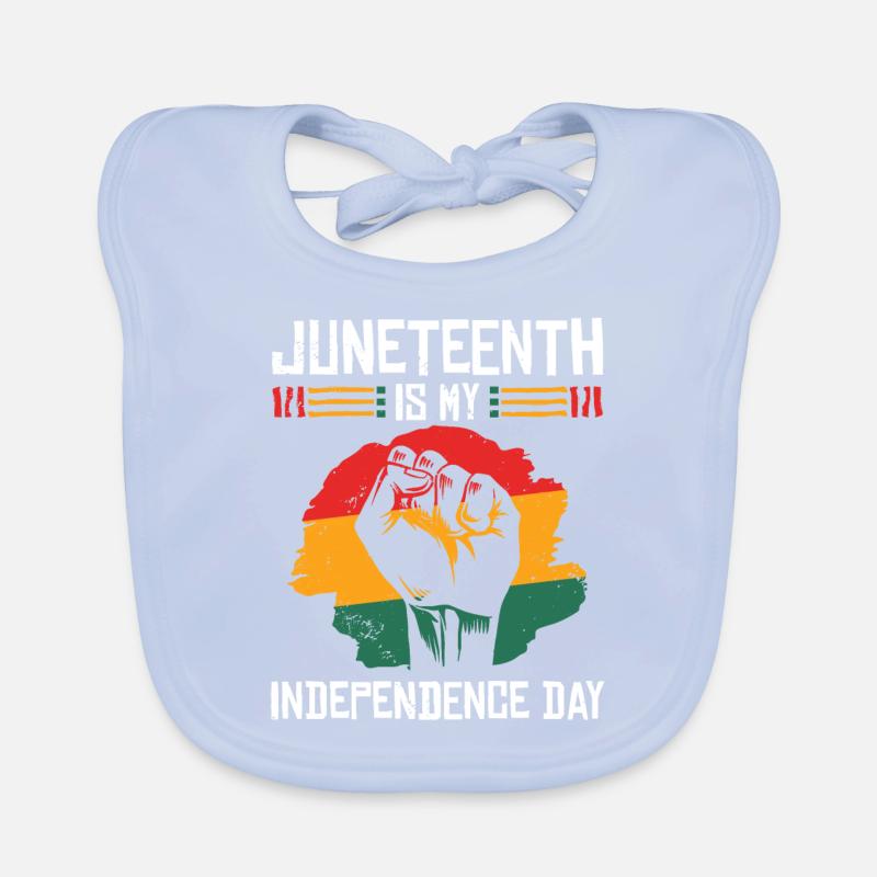 Juneteenth est mon Faust du Jour de l’Indépendance Bavoir bio Bébé