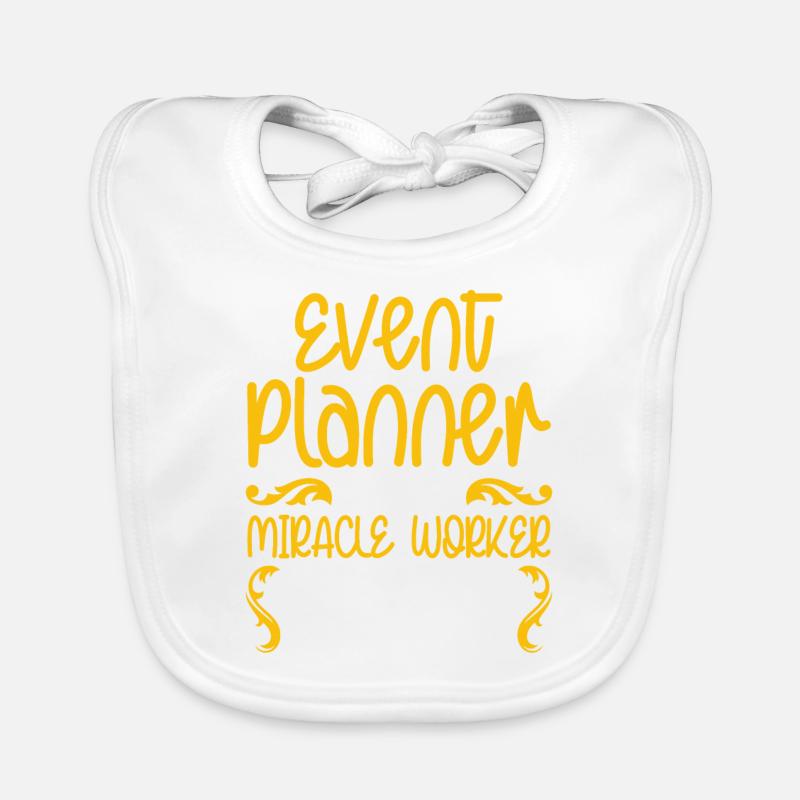 Event Planner Wedding Planner Event Manager Organic Baby Bibs