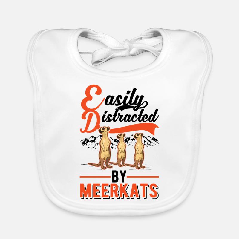 Erdmännchen Geschenk Meerkat Baby Bio-Lätzchen