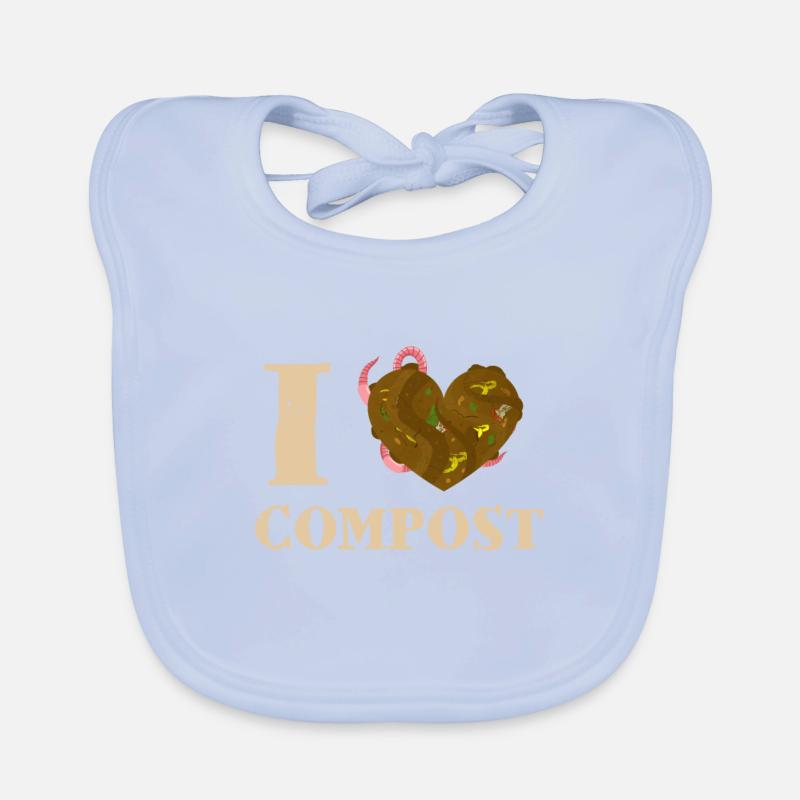 Cadeau vers de compost Bavoir bio Bébé