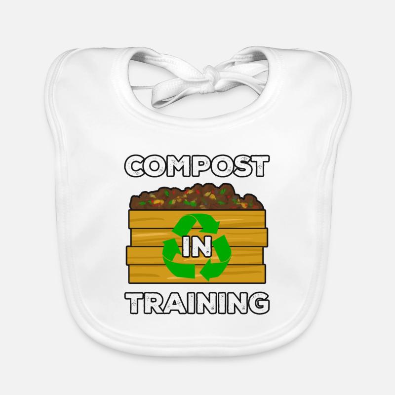 Cadeau vers de compost Bavoir bio Bébé